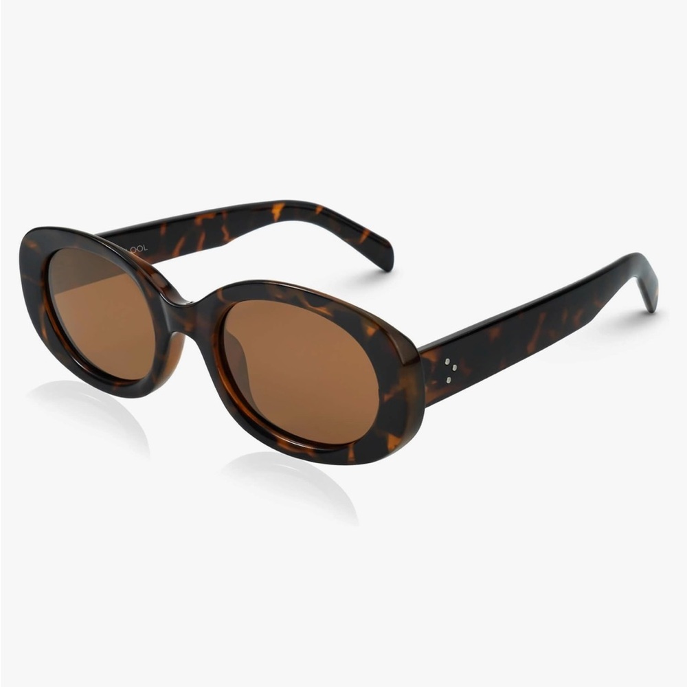 Retro Oval Sunglasses Polarized UV400 Protection 90s Sunglasses Vintage Shades